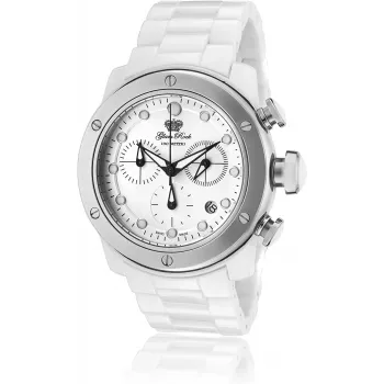 Glam Rock GR50100 Sieviešu analogais kvarca pulkstenis 42mm melns ciparnīca ādas siksniņa
