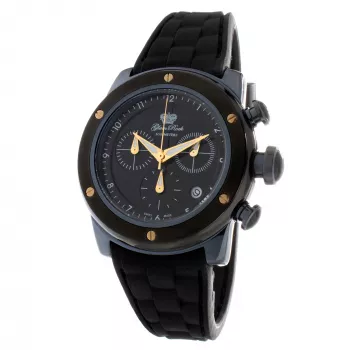 GLAM ROCK GR50112 Miami Women's Swiss Quartz Chronograph Watch 42mm Black Silicone