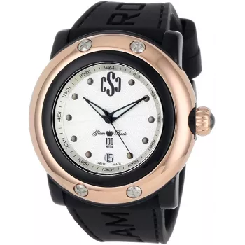 GLAM ROCK GR62019 Sieviešu Keramikas Pulkstenis 46mm Swiss Quartz Balts