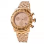 GLAM ROCK Woman GR31112 40mm Swiss Quartz Chronograph Pulkstenis ar Baltu Ādas Siksnu