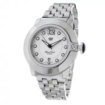 GLAM ROCK Sieviešu hronogrāfa pulkstenis Miami Beach GR32050BP 44mm Melns silikons