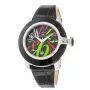 Glam Rock sieviešu pulkstenis GR32018-BB (44 mm) – Šveices kvarca, melns keramikas rāmis, silikona siksniņa
