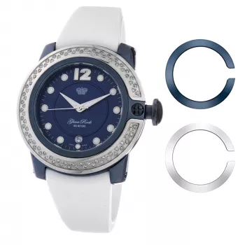 GLAM ROCK Sieviešu Pulkstenis GR32049D 44mm Nerūsējošais Tērauds Šveices Kvarca Hronogrāfs