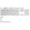 Glorious GPBT Keycaps - 115 PBT Keycaps, ISO, ES Layout, Arctic White