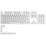 Glorious GPBT Keycaps - 115 PBT Keycaps, ISO, ES Layout, Arctic White