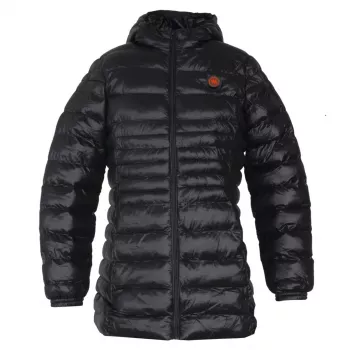 Glovii GTFBL Sieviešu apsildāmā softshell jaka ar oglekļa šķiedras sildīšanu, 3 režīmi, uzlādējams akumulators, melna