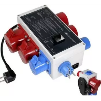 GMC Instruments VL2 E testa adapters 3 fāžu pagarinātājiem, CEE 16A/32A uz drošības kontaktligzdu