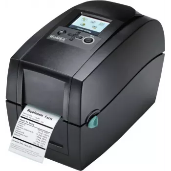 GODEX C.ITOH RT200i etiķešu printeris - Direct Thermal / Thermal Transfer - 6 cm ruļļi - 203 dpi - līdz 177 mm/s - USB 2.0, LAN, Serial, USB Host