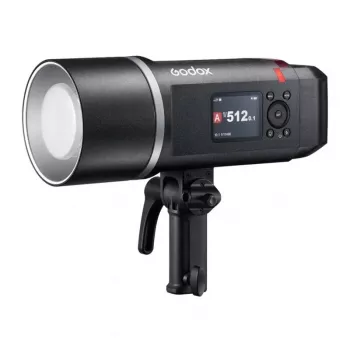 GODOX AD600BMII Wistro zibspuldze Bowens stiprinājumam, 600Ws āra studijas monolight ar 2.4G X sistēmu, HSS, 10W LED modelēšanas lampu, ar akumulatoru