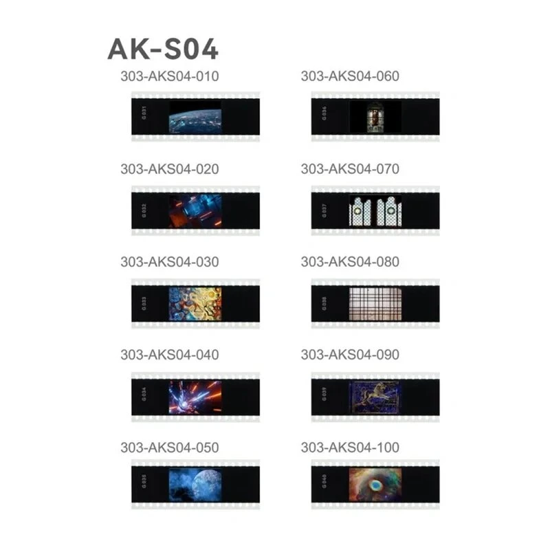 Godox AK-S Full Slide Set – magnētisko krāsu korekcijas un efektu filtru komplekts AK-R1, V1, AD100Pro, AD200Pro