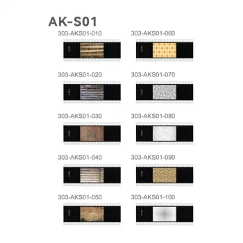 Godox AK-S01 Gobo slaidu komplekts AK-R21 projekcijas uzliktam (10 metāla raksti)