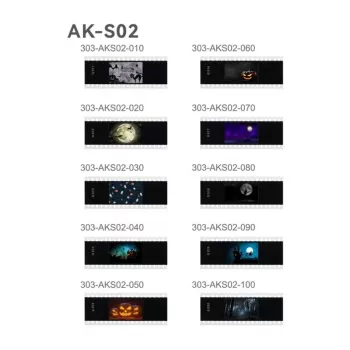 Godox AK-S02 2 slaidu komplekts AK-R1 kitam – žalūziju un punktu raksta radošo efektu slaidi