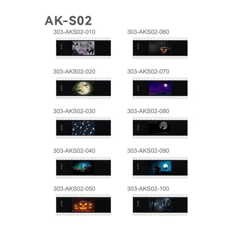 Godox AK-S02 2 slaidu komplekts AK-R1 kitam – žalūziju un punktu raksta radošo efektu slaidi