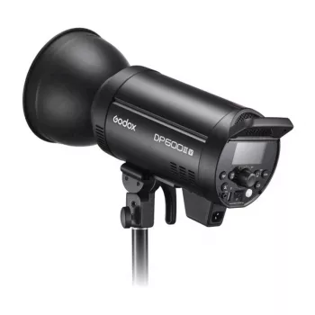 Godox DP600IIIV 600Ws studijas zibspuldze ar 30W LED modelēšanas lampu, 2.4G Wireless X sistēmu, Bowens stiprinājumu
