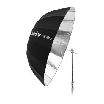 Godox UB-165S 165cm sudraba dziļā paraboliskais lietussargs