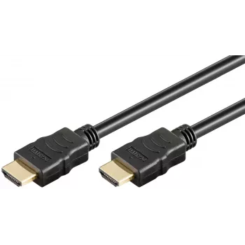 Goobay 80105 Soft High-Speed HDMI kabelis ar Ethernet - 5m Melns