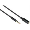 Good Connections 3.5mm 4-polu TRRS audio pagarinājuma kabelis, vīrišķais uz sievišķo, 1,5m, melns AS-35V4B15