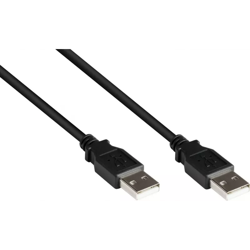 Good Connections Alcasa USB 2.0 kabelis A-A, 0,5 m, melns