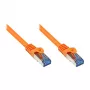 Good Connections Cat.6A S/FTP Patch Kabelis, 5m, Oranžs, Bez Halogēna, 10Gbps, RJ45