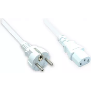 Good Connections barošanas kabelis CEE 7/7 uz C13 balts 1,5m 1501-015W