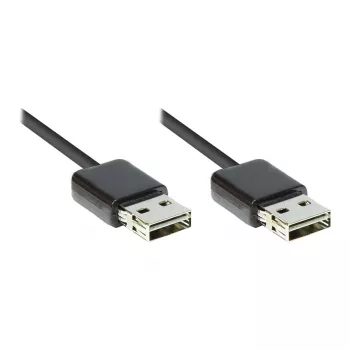 Good Connections USB 2.0 High-Speed EASY kabelis A uz A, melns, 0,5 m