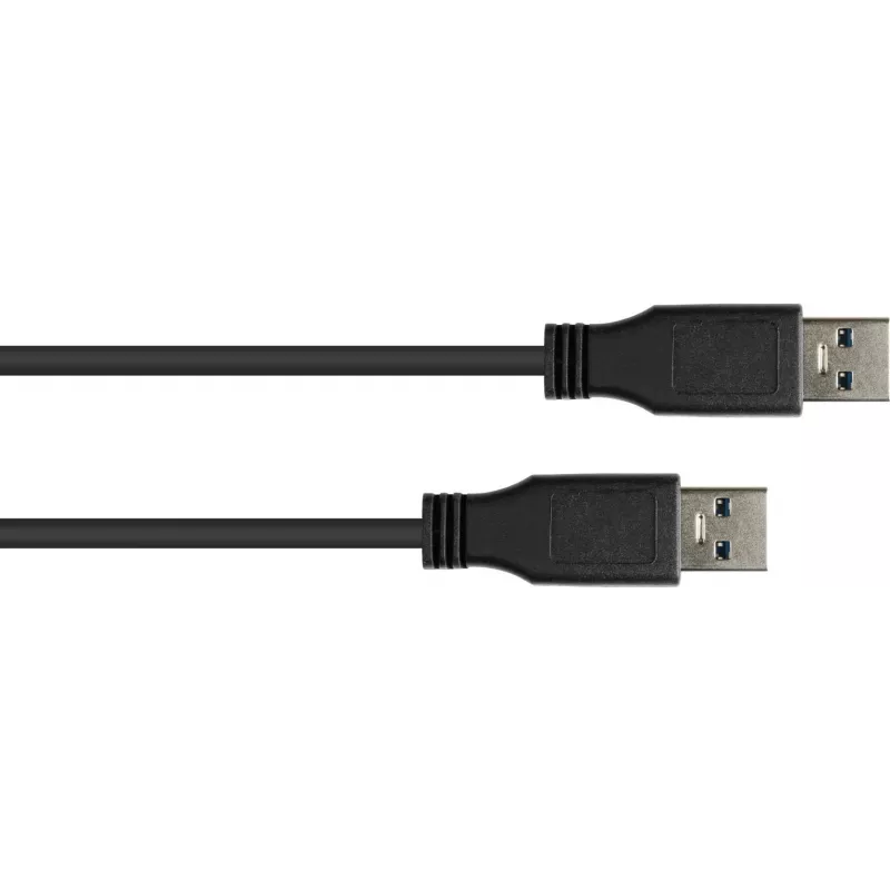 Good Connections USB 3.0 kabelis, Type-A male uz Type-A male, melns, 0,5 m 2712-S005