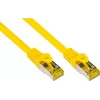 GoodConnections 40m Cat.7 S/FTP PiMF halogēnu nesaturošs RJ45 komutācijas kabelis ar aizsargu fiksatoram, dzeltens 8070R-400Y