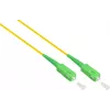 GoodConnections Alcasa LW-S920SASA OS2 vienmodu optiskās šķiedras savienojuma kabelis LC-SC, 20 m, dzeltens, LSZH
