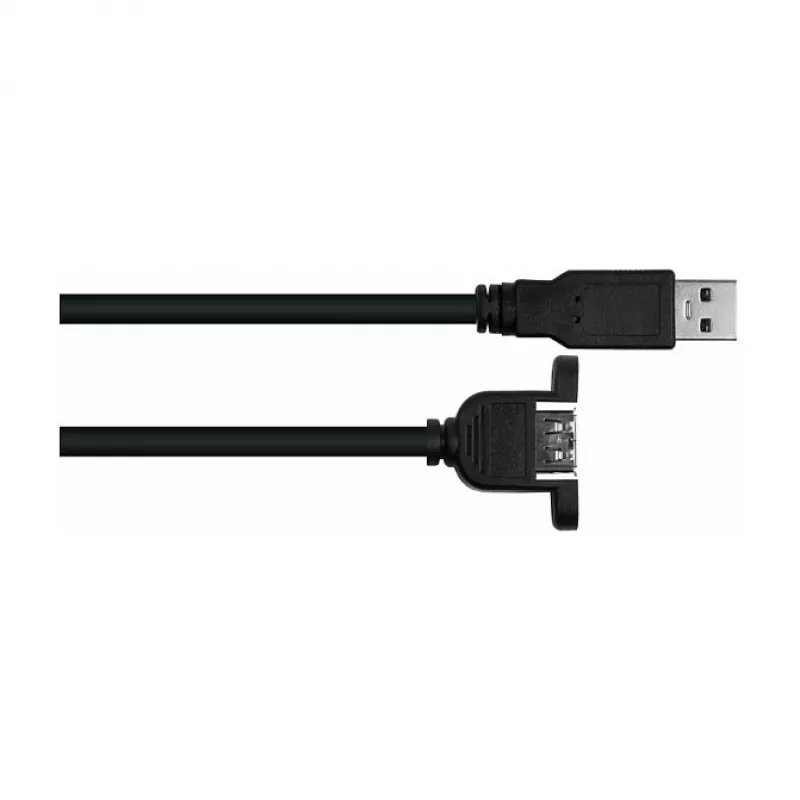 GoodConnections Alcasa UK20P-AEA-020S USB 2.0 pagarinātājs, USB-A vīriešu uz USB-A sieviešu, 2 m, melns