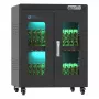GoodConnections ANTARES PRO N24C Notebook uzlādes skapis līdz 15.6 collu klēpjdatoriem, USB-C 65W PD 3.0, UVC dezinfekcija, melns