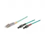 GoodConnections OM3 Duplex daudzmodu šķiedras ielāpu kabelis LC/ST, 50/125, LSZH, maināma polaritāte, 1m