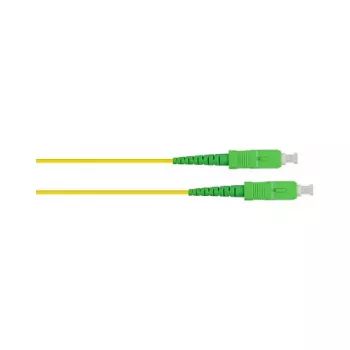 GoodConnections OS2 vienmoda optiskās šķiedras ielāpu kabelis SC/SC SM 9/125 30m LSZH dzeltens