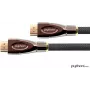 GoodConnections PYTHON Series High-Speed HDMI kabelis ar Ethernet, 4K UHD 60Hz, 18Gbps, zelta pārklājums, neilona pinums, 3m, melns (GC-M0018)