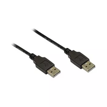 GoodConnections USB 2.0 A-A kabelis, 1m, melns (2212-AA1S)