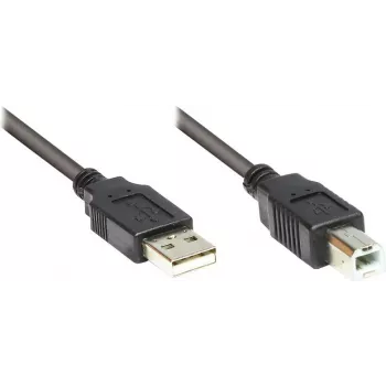 GoodConnections USB 2.0 kabelis A uz B Male, 3m, melns 2510-3OFS