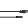GoodConnections USB-OTG adaptera kabelis, Micro-USB Type B tēviņš uz USB Type A mātīte, USB 2.0, 0,1 m, melns