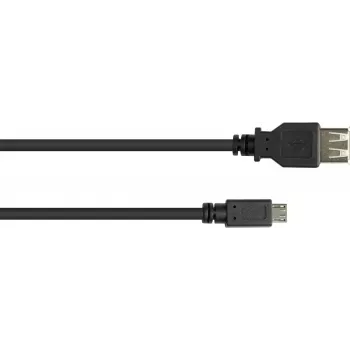 GoodConnections USB-OTG adaptera kabelis, Micro-USB Type B tēviņš uz USB Type A mātīte, USB 2.0, 0,1 m, melns