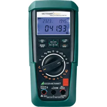 GOSSEN METRAWATT METRAHIT Energy digitālais rokas multimetrs ar DAkkS kalibrāciju, CAT III 600 V, CAT IV 300 V (M249A)