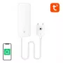 GOSUND S5 WiFi Smart Ūdens Noplūdes Sensors ar Tuya App Brīdinājumiem, 2.4GHz, IP67 zonde, Balts