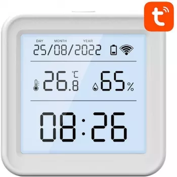 Gosund S6 Smart Wi-Fi temperatūras un mitruma sensors ar LCD displeju, Tuya saderīgs