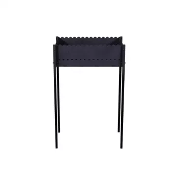 GR-016 ogļu grils 440x270x760 mm, 2 mm tērauds, melns