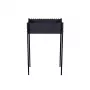 GR-016 ogļu grils 440x270x760 mm, 2 mm tērauds, melns
