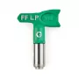 Graco Green Finishing Nozzle FFLP514 - RAC X Fine Finish Low Pressure Airless Spray Tip, 0.014 inch Orifice, 10 inch Fan Width