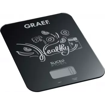 Graef KS202EU DeliKitchen digitālie virtuves svari, melni