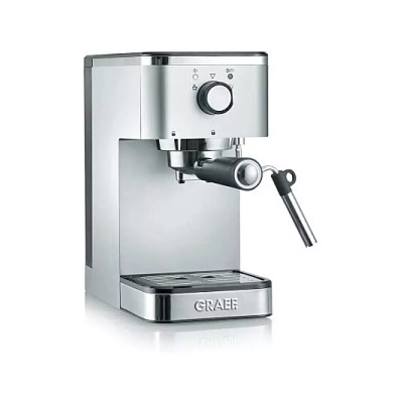 GRAEF Salita ES400EU espresso kafijas automāts ar sieta turētāju, sudraba