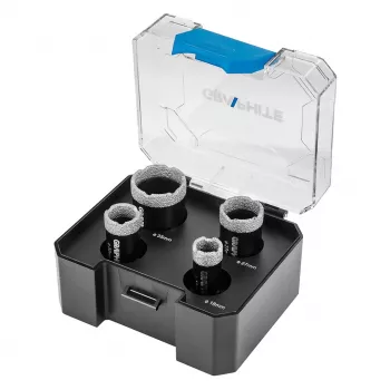 GRAPHITE Dimanta urbju komplekts (18, 22, 27, 35 mm), 4 gab., M14 vītne