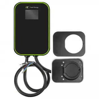Green Cell EV PowerBox EV15 22kW Wallbox lādētājs ar Type 2 ligzdu EV un hibrīdauto