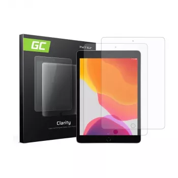 Green Cell GC Clarity ekrāna aizsargplēve iPad 7 10.2 (2019) – Ultra-Clear PET plēve, pret skrāpējumiem, bez gaisa burbuļiem