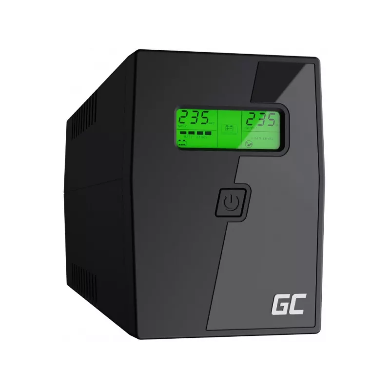 Green Cell Power Proof UPS 600VA / 360W Line-Interactive torņa (2x Schuko, USB, AVR)