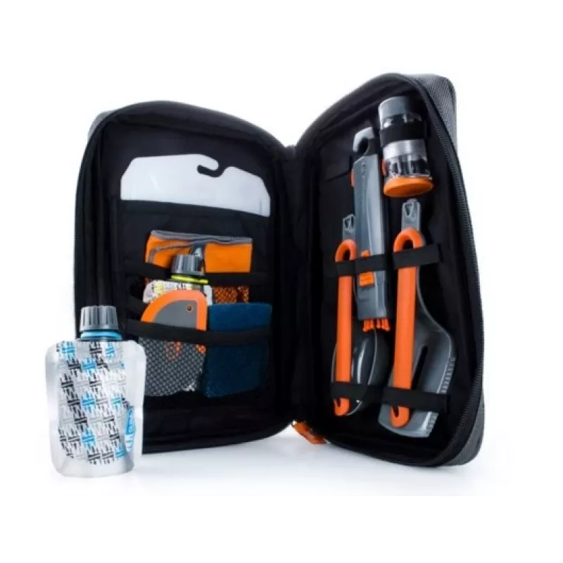 GSI Outdoors Gourmet Kitchen Set 11-Piece Camping Cookware Set